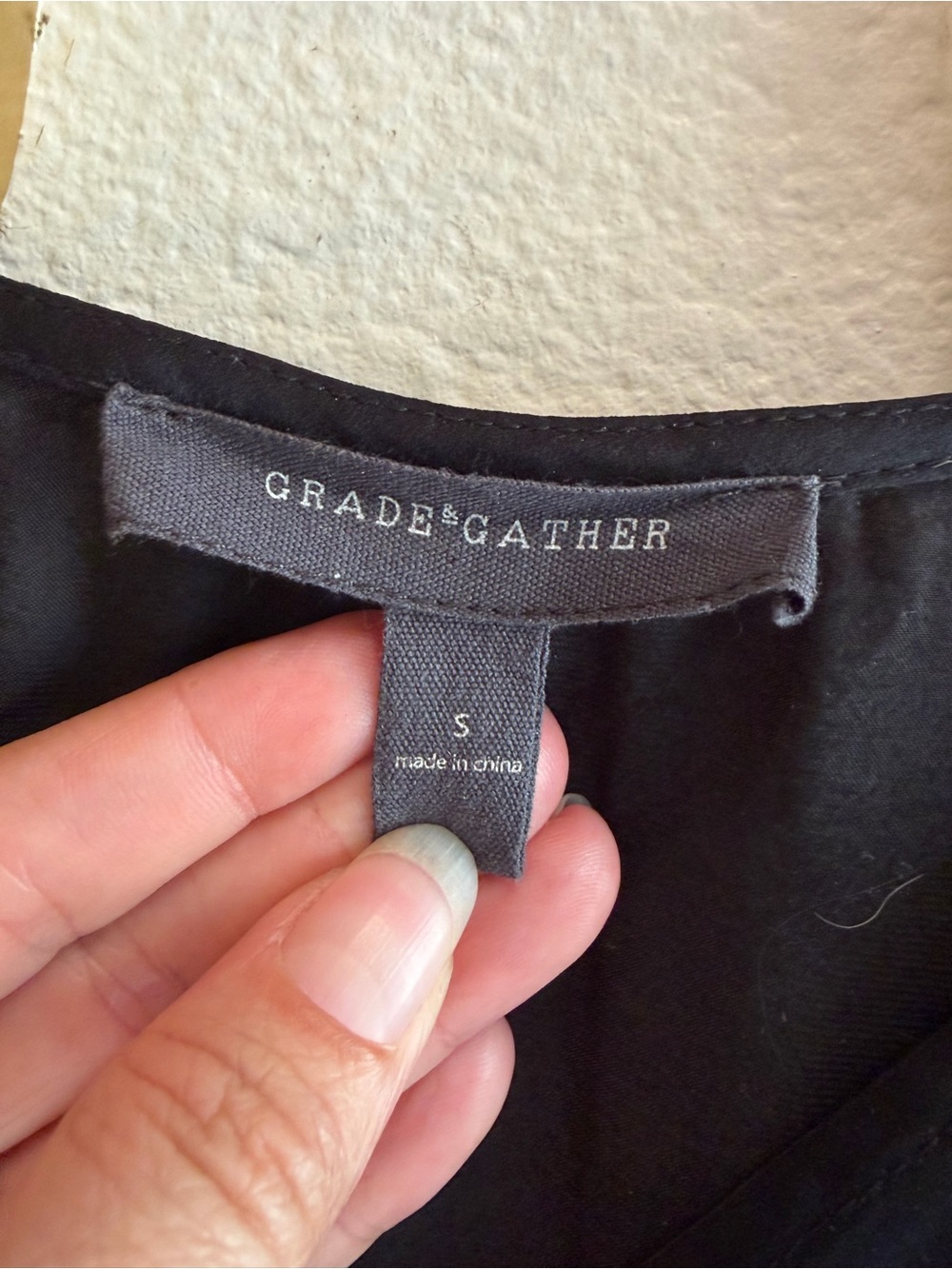 GRADE & GATHER Black Satin Smocked Waist Midi Dress - Picture 4 of 5